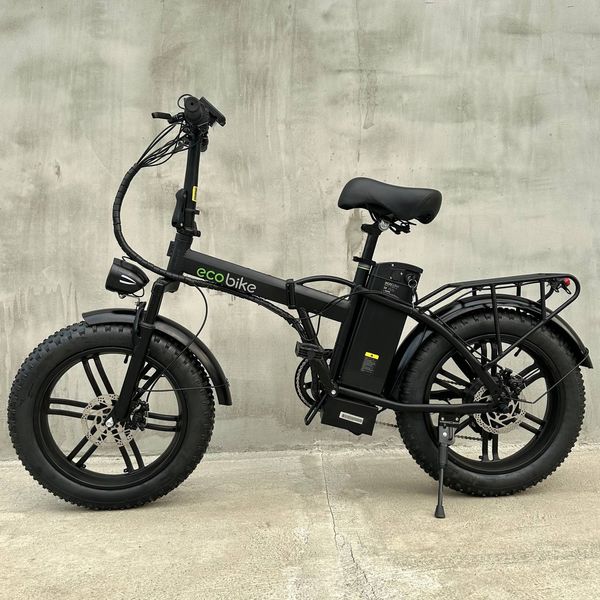 НОВИНКА 2024 года! Электровелосипед |Фетбайк| ECOBIKE Storm V8 18Ah 1000W Black 9878887654 фото