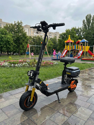 Потужна НОВИНКА! Kugoo Kirin M5 Pro 1200Вт 23 Ah з сидінням  М51 фото