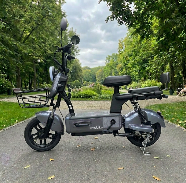 Електровелосипед EVOBIKE NOVA S 500W 48V 12Ah &mdash; до 45 км/год | Новинка 2026 Сірий NOVAS1 фото