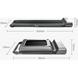 Беговая дорожка Xiaomi Kingsmith WalkingPad R1 Pro Silver Xiaomi  фото 4