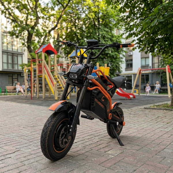 Електровелосипед KUGOO R2 Dual Motor 3600W 60V 31.2Ah Orange (Повний привід) R2 фото