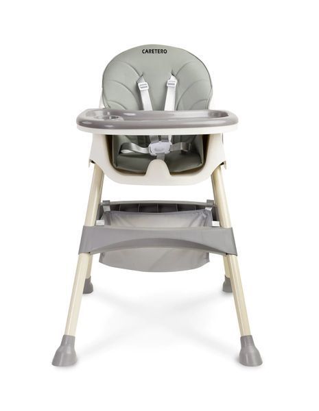Стільчик для годування 2в1 Caretero Bill Grey 13802 фото