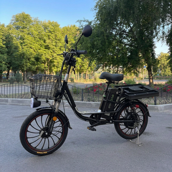 Електровелосипед EVOBIKE X-City U20 Pro 20" 800W подвійна амортизація 18Ah 48W з розкладним сидінням-багажником EVOBI1 фото