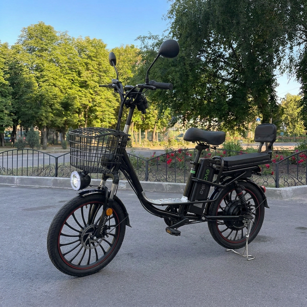 Електровелосипед EVOBIKE X-City U20 Pro 20" 800W подвійна амортизація 18Ah 48W з розкладним сидінням-багажником EVOBI1 фото