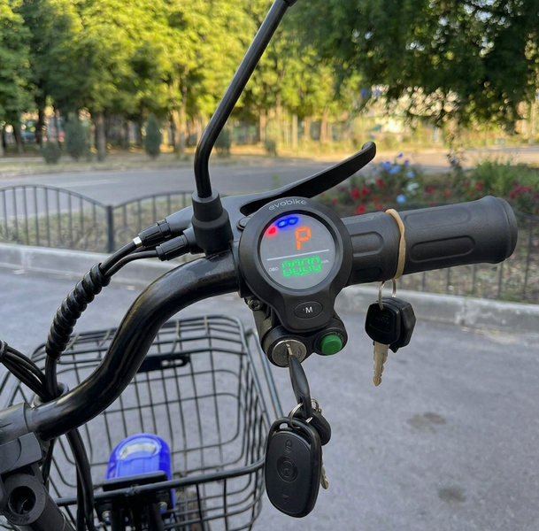 Електровелосипед EVOBIKE X-City U20 Pro 20" 800W подвійна амортизація 18Ah 48W з розкладним сидінням-багажником EVOBI1 фото