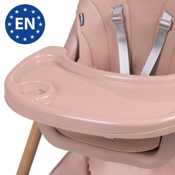 Стільчик для годування Kidwell KARIMI Pink 23853 фото