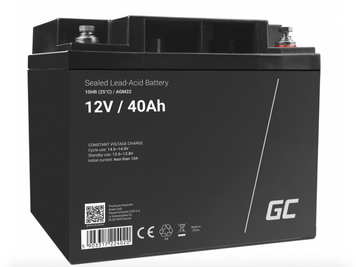 Акумуляторна батарея Green Cell VRLA AGM 12V 40Ah (AGM22) 029338-3838838 фото
