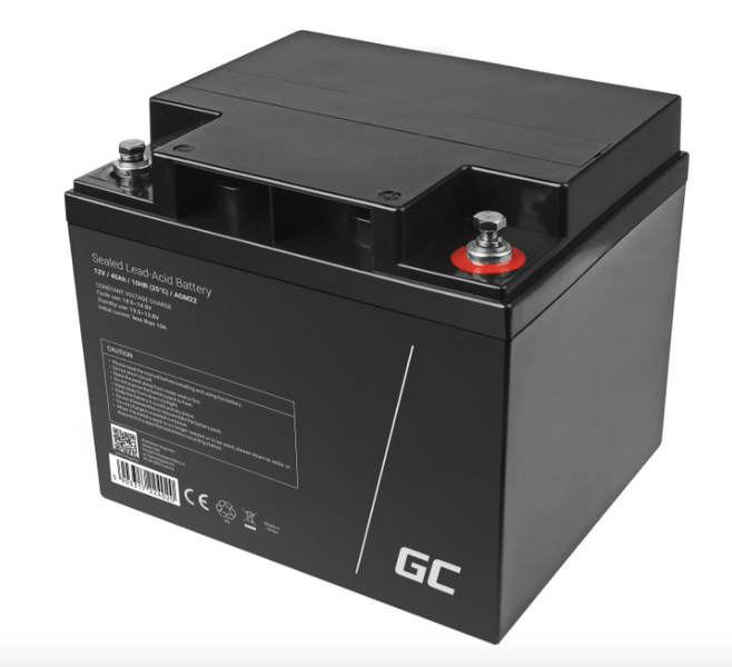 Акумуляторна батарея Green Cell VRLA AGM 12V 40Ah (AGM22) 029338-3838838 фото