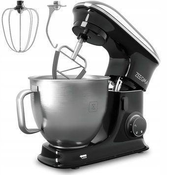 Тістоміс міксер планетарний Zeegma PLANEET CHEF BLACK 2200 Вт 102-2323 фото