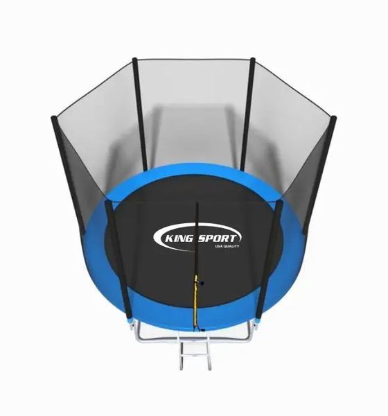 Батут 252 см King Sport с сеткой и лестницой! bt-252 фото