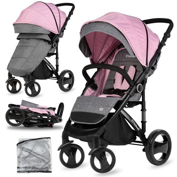 Прогулянкова коляска Kidwell CARELL Pink 18316 фото