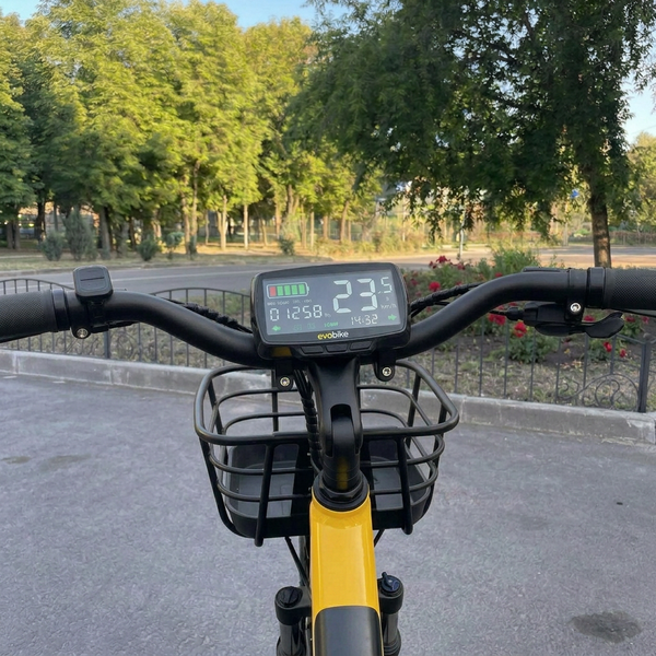 EVOBIKE Vivo N1 2026 жовтий &mdash; електровелосипед 600W 48V 13Ah 26" Vivo-N фото