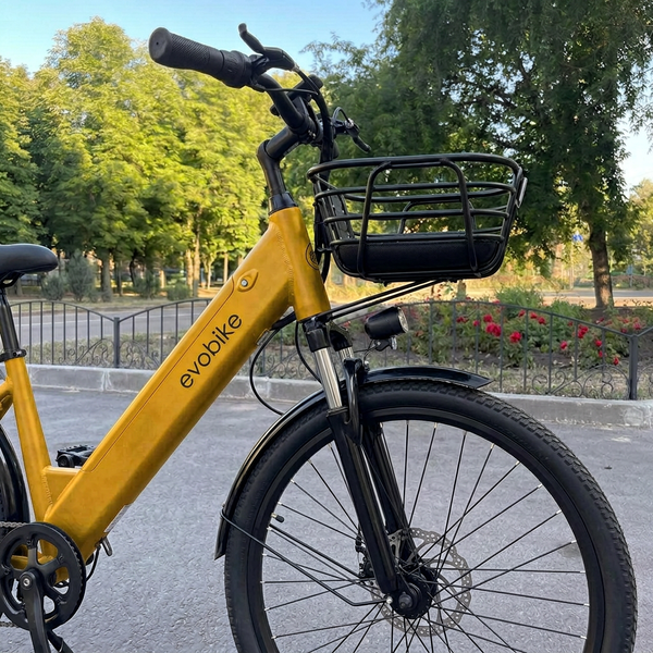 EVOBIKE Vivo N1 2026 жовтий &mdash; електровелосипед 600W 48V 13Ah 26" Vivo-N фото