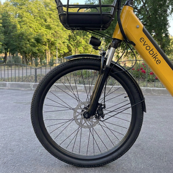 EVOBIKE Vivo N1 2026 жовтий &mdash; електровелосипед 600W 48V 13Ah 26" Vivo-N фото
