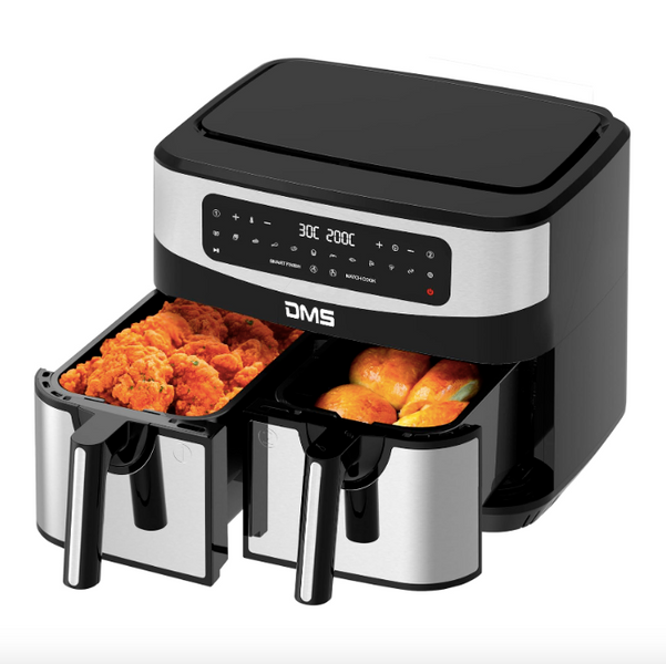 Аэрофритюрка двухкамерная DMS HF-11S Duo 2400 Вт 11 л DMS HF-11S фото