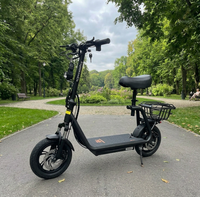 НОВАЯ ПАРТИЯ! Электросамокат KUGOO KIRIN C1+ Plus (1000W 48V 18Ah) с передним амортизатором C1P фото
