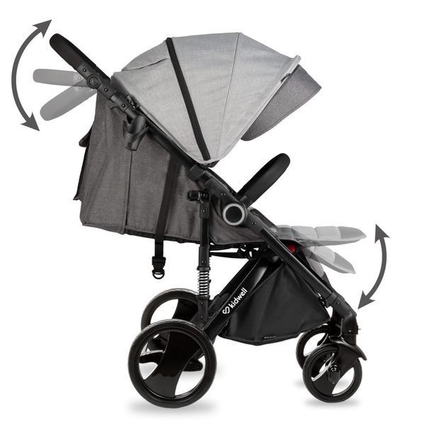Прогулочная коляска Kidwell CARELL Light Gray 18301 фото