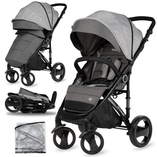 Прогулочная коляска Kidwell CARELL Light Gray 18301 фото