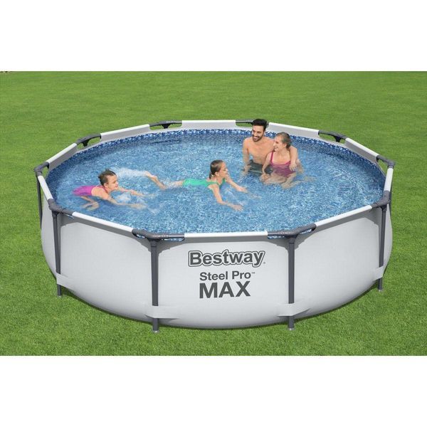 Каркасный бассейн Bestway 56406 Steel Pro MAX, размер 305 x 76 см 42602 фото