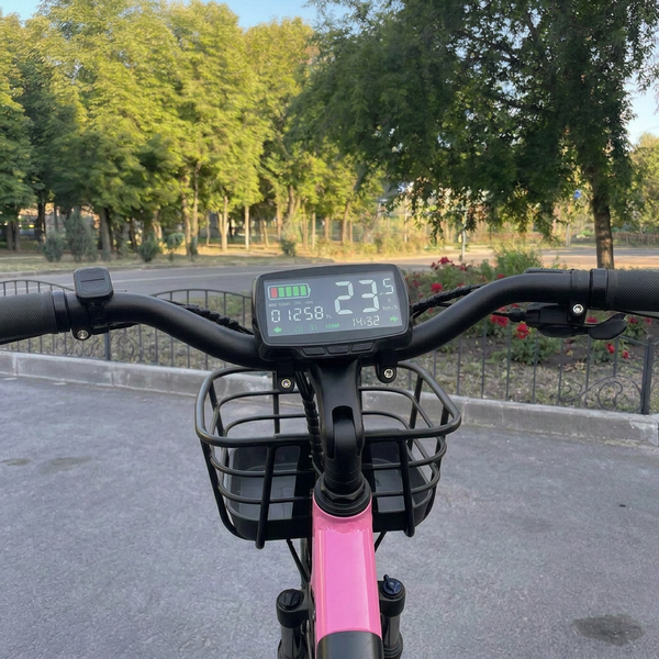 EVOBIKE Vivo N1 2026 рожевий &mdash; електровелосипед 600W 48V 13Ah 26" Vivo-N1 фото
