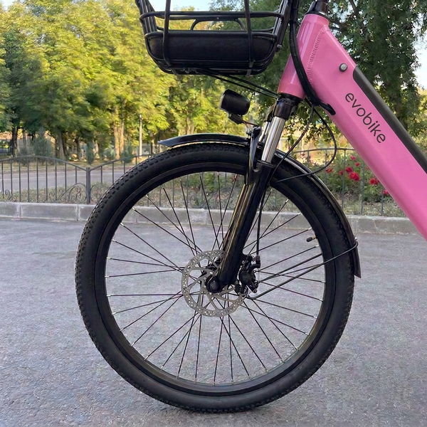 EVOBIKE Vivo N1 2026 рожевий &mdash; електровелосипед 600W 48V 13Ah 26" Vivo-N1 фото