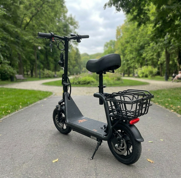 НОВА ПАРТІЯ! Електросамокат KUGOO KIRIN C1 + Plus (1000W 48V 18Ah) з переднім амортизатором  C1P фото