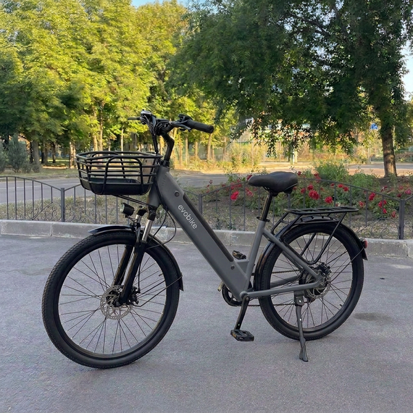 EVOBIKE Vivo N1 2026 сірий &mdash; електровелосипед 600W 48V 13Ah 26" Vivo-N2 фото