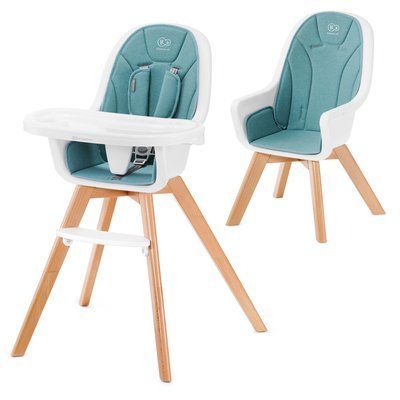 Стільчик для годування 2в1 KiderKraft Tixi Turquoise 11024 фото