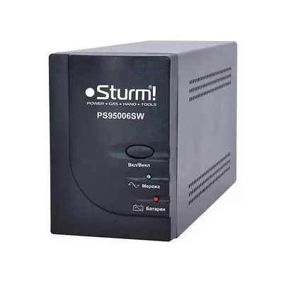 Джерело безперебійного живлення Sturm PS95006SW 500VA/300Вт							 DJ8474 фото