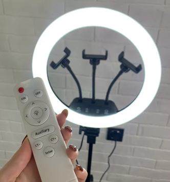 Кільцева LED лампа Ring Light LS-360 36см зі штативом 67890-356789 фото