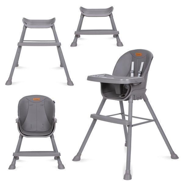 Стілець для годування 4в1 Kidwell EATAN Grey 17415 фото