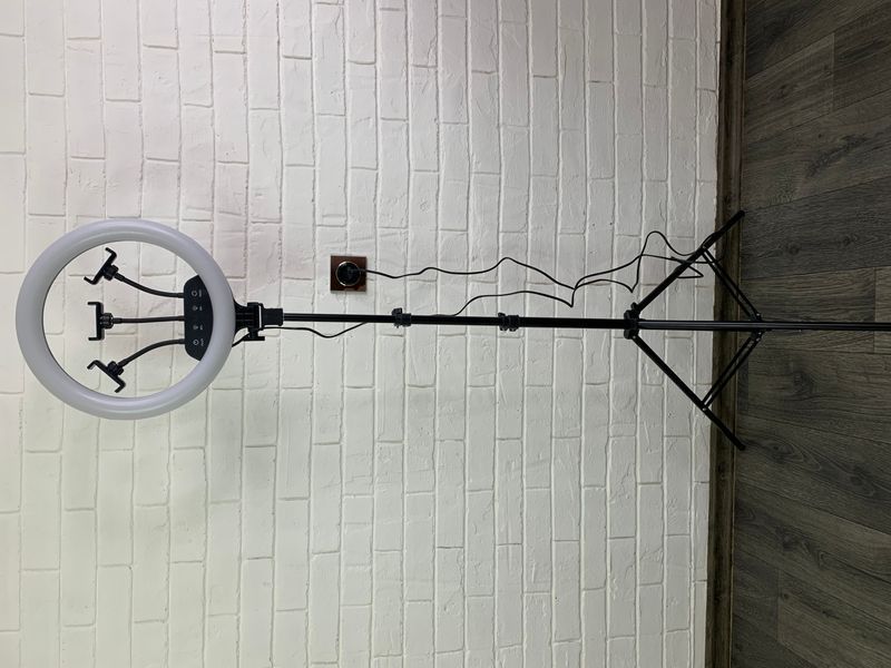 Кільцева LED лампа Ring Light LS-360 36см зі штативом 67890-356789 фото